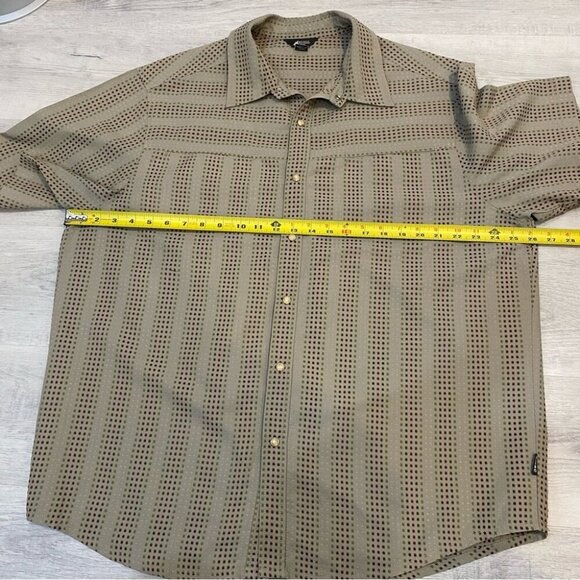 MEC Outdoor Woven Casual Button Down Short Sleeve Shirt Size XL Canvas feeling - Picture 8 of 14